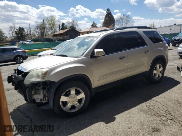 2008 GMC Acadia SLT2 с VIN 1GKEV33738J254569, выставлен на аукционе Copart как лот 54218605 с пробегом 206 326 миль миль и Чистый • Clean title. История ставок и продаж доступна на DreamBid. Изображение 1.