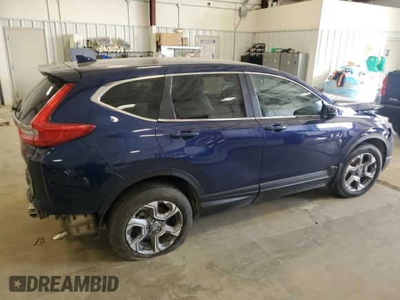2018 Honda CR-V EX-L with VIN 7FARW2H8XJE067627, listed as a Copart auction lot 49353755 with 82,833 mi miles and Salvage Title. Bid and sale history available at carsss.com. Image 3.