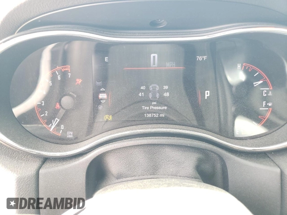 2017 Dodge Durango GT with VIN 1C4RDHDG9HC629008, listed as a Copart auction lot 52347305 with 138,752 mi miles and Salvage Title. Bid and sale history available at DreamBid. Image 9.