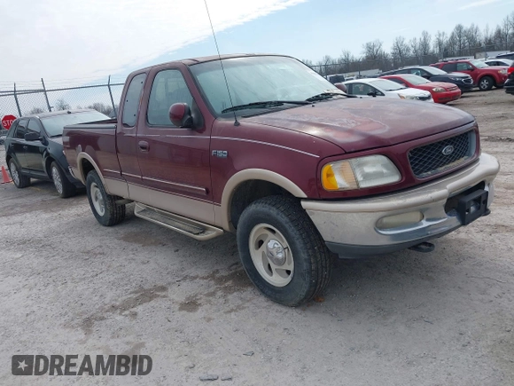 1997 Ford F-150 XL with VIN 1FTEX18L5VNC45344, listed as a IAAI auction lot 41690852 with 205,766 mi miles. Bid and sale history available at carsss.com. Image 1.