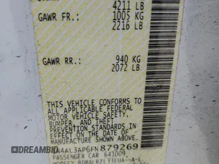 2015 Nissan Altima 2.5 with VIN 1N4AL3AP6FN879269, listed as a Copart auction lot 61616975 with 109,292 mi miles and Salvage title. Bid and sale history available at DreamBid. Image 12.