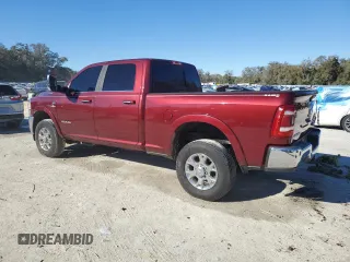 2021 Ram 2500 Laramie with VIN 3C6UR5FL0MG669898, listed as a Copart auction lot 46155465 with 19,672 mi miles and Clean Title. Bid and sale history available at carsss.com. Image 2.