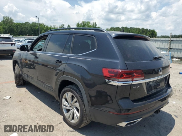 2021 Volkswagen Atlas SE z VIN 1V2JR2CA2MC559594, wystawiony jako Copart lot #59848815 z przebiegiem 34 400 mil mil oraz Szkoda całkowita • Salvage title. Historia ofert i sprzedaży dostępna na DreamBid. Obrazek 2.
