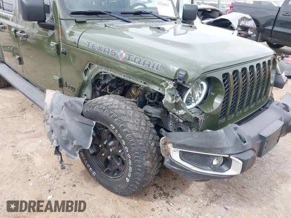 2021 Jeep Gladiator 80th Anniversary с VIN 1C6HJTAG3ML597461, выставлен на аукционе IAAI как лот 42266529 с пробегом 33 863 миль миль и . История ставок и продаж доступна на DreamBid. Изображение 6.