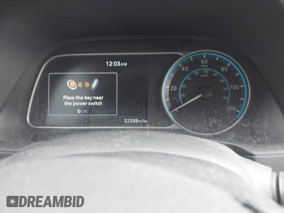 2022 Nissan LEAF SV Plus with VIN 1N4BZ1CV1NC563565, listed as a IAAI auction lot 41793070 with 32,398 mi miles and . Bid and sale history available at DreamBid. Image 7.