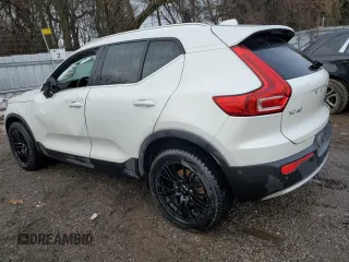2023 Volvo XC40 Plus Bright Theme with VIN YV4L12UNXP2931564, listed as a Copart auction lot 86634444 with 27,997 mi miles and Salvage Title. Bid and sale history available at carsss.com. Image 2.