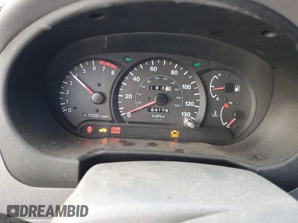 2001 Hyundai Accent GL with VIN KMHCG45C91U195735, listed as a Copart auction lot 80950554 with 164,176 mi miles and Salvage Title. Bid and sale history available at carsss.com. Image 9.