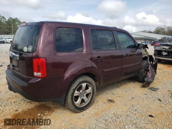 2013 Honda Pilot EX-L with VIN 5FNYF3H55DB023896, listed as a Copart auction lot 48876135 with 172,848 mi miles and Salvage Title. Bid and sale history available at DreamBid. Image 3.