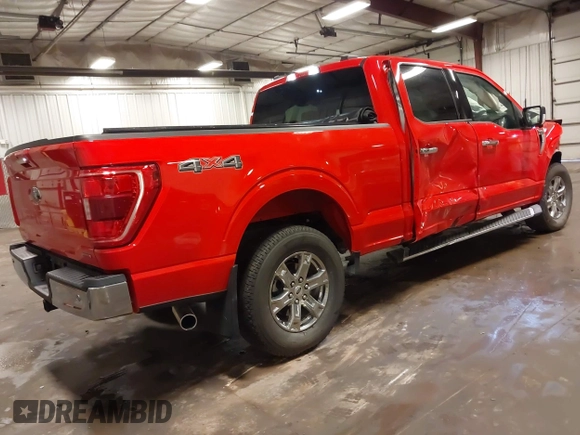 2023 Ford F-150 XL z VIN 1FTFW1E89PKD85604, wystawiony jako IAAI lot #42573035 z przebiegiem 29 531 mil mil oraz . Historia ofert i sprzedaży dostępna na DreamBid. Obrazek 4.
