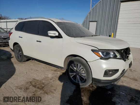 2018 Nissan Pathfinder Platinum z VIN 5N1DR2MM4JC633404, wystawiony jako Copart lot #86541774 z przebiegiem 141 455 mil mil oraz Szkoda całkowita • Salvage title. Historia ofert i sprzedaży dostępna na DreamBid. Obrazek 4.