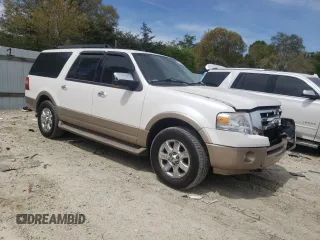 2012 Ford Expedition Max King Ranch with VIN 1FMJK1J56CEF12413, listed as a Copart auction lot 54669825 with 236,850 mi miles and Salvage title. Bid and sale history available at DreamBid. Image 4.