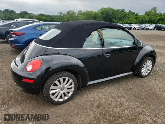 2008 Volkswagen Beetle SE with VIN 3VWRF31Y98M414685, listed as a Copart auction lot 64333685 with 30,116 mi miles and Salvage title. Bid and sale history available at DreamBid. Image 3.