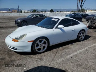 1999 Porsche 911 z VIN WP0AA2997XS621670, wystawiony jako Copart lot #59187005 z przebiegiem 108 611 mil mil oraz Szkoda całkowita • Salvage title. Historia ofert i sprzedaży dostępna na DreamBid. Obrazek 1.