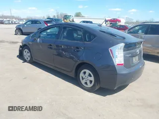 2011 Toyota Prius I with VIN JTDKN3DUXB0302715, listed as a IAAI auction lot 41886764 with 194,703 mi miles. Bid and sale history available at carsss.com. Image 3.