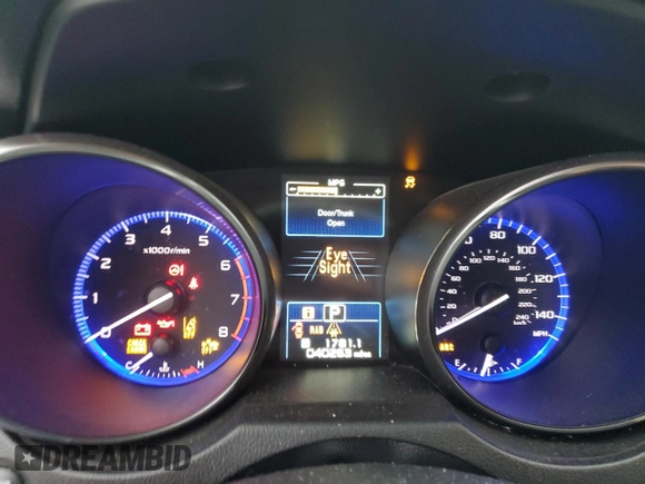 2017 Subaru Legacy Sport with VIN 4S3BNAS6XH3052344, listed as a Copart auction lot 41717823 with 40,263 mi miles. Bid and sale history available at carsss.com. Image 9.