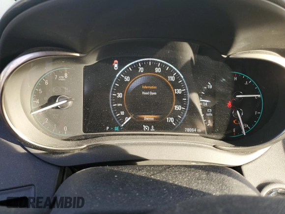 2016 Buick LaCrosse Leather with VIN 1G4GB5G32GF256858, listed as a Copart auction lot 44797285 with 78,064 mi miles and Salvage Title. Bid and sale history available at carsss.com. Image 9.