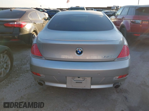 2007 BMW 6 Series 650i with VIN WBAEH135X7CR52022, listed as a IAAI auction lot 41343197 with 87,607 mi miles. Bid and sale history available at carsss.com. Image 15.