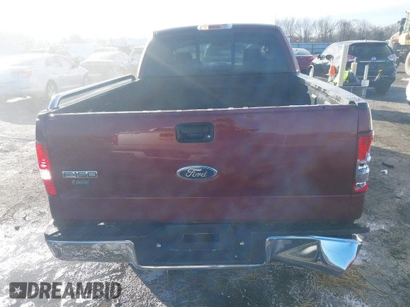 2005 Ford F-150 XLT with VIN 1FTPX12585NA02887, listed as a IAAI auction lot 41353228 with 162,863 mi miles. Bid and sale history available at carsss.com. Image 6.