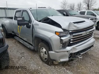 2022 Chevrolet Silverado 3500HD High Country with VIN 1GC4YVEY0NF270579, listed as a Copart auction lot 80861624 with 0 mi miles and Salvage Title. Bid and sale history available at carsss.com. Image 4.
