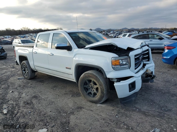 2014 GMC Sierra 1500 SLT with VIN 3GTU2VEC7EG531954, listed as a Copart auction lot 45590495 with 101,120 mi miles and Salvage Title. Bid and sale history available at carsss.com. Image 4.