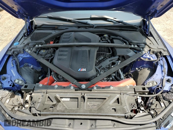 2023 BMW M3 Competition xDrive with VIN WBS43AY08PFP33058, listed as a Copart auction lot 60324825 with 19,651 mi miles and Salvage title. Bid and sale history available at DreamBid. Image 11.