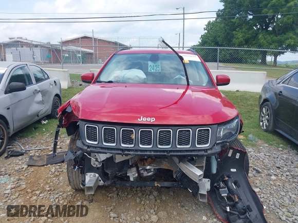 2020 Jeep Compass Latitude z VIN 3C4NJDBB6LT173909, wystawiony jako IAAI lot #42615635 z przebiegiem 34 212 mil mil oraz . Historia ofert i sprzedaży dostępna na DreamBid. Obrazek 12.