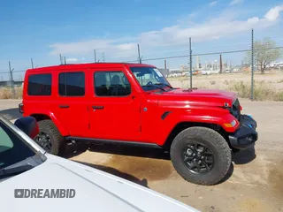 2024 Jeep Wrangler Sport S with VIN 1C4RJXN64RW141013, listed as a IAAI auction lot 42806441 with 5,893 mi miles and . Bid and sale history available at DreamBid. Image 12.