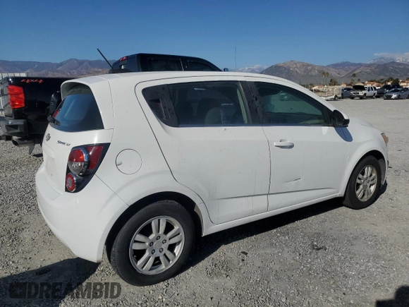 2016 Chevrolet Sonic LT with VIN 1G1JC6SG8G4150331, listed as a Copart auction lot 49553625 with 124,336 mi miles and Clean Title. Bid and sale history available at carsss.com. Image 3.