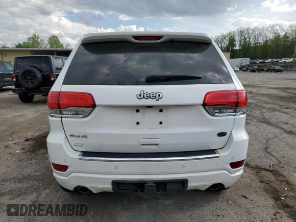2014 Jeep Grand Cherokee Overland with VIN 1C4RJFCG6EC139930, listed as a Copart auction lot 55737505 with 110,029 mi miles and Clean Title. Bid and sale history available at DreamBid. Image 6.