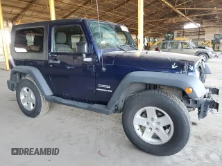 2013 Jeep Wrangler Sport with VIN 1C4GJWAGXDL604850, listed as a Copart auction lot 49509575 with 117,163 mi miles and Salvage Title. Bid and sale history available at carsss.com. Image 4.