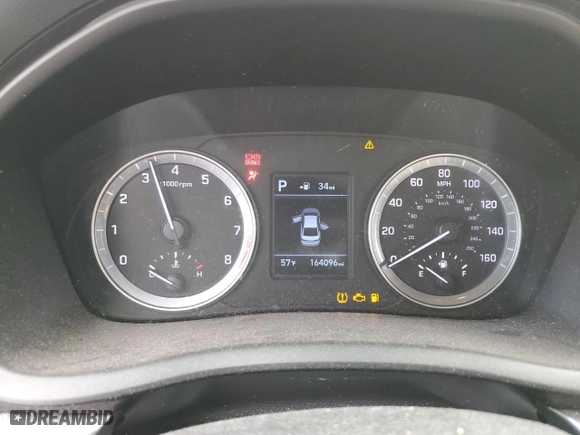 2019 Hyundai Sonata SE with VIN 5NPE24AF6KH771093, listed as a Copart auction lot 43668235 with 164,096 mi miles and Clean Title. Bid and sale history available at carsss.com. Image 9.