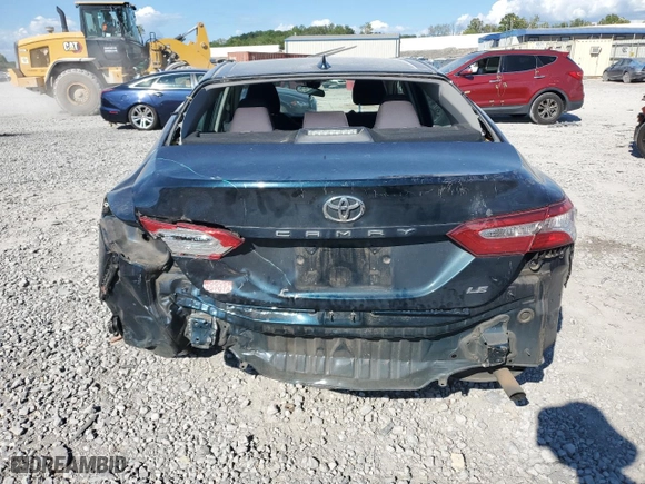2020 Toyota Camry LE with VIN 4T1C11AK8LU996396, listed as a Copart auction lot 72169284 with 187,844 mi miles and Salvage Title. Bid and sale history available at carsss.com. Image 6.