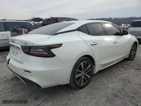 2022 Nissan Maxima SV with VIN 1N4AA6CV1NC504287, listed as a Copart auction lot 84907584 with 45,371 mi miles and Salvage Title. Bid and sale history available at carsss.com. Image 3.