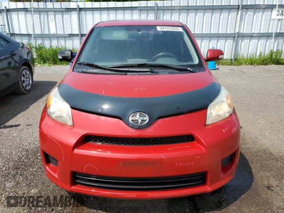 2011 Scion xD with VIN JTKKU4B47B1007957, listed as a Copart auction lot 59123355 with 94,963 mi miles and Clean title. Bid and sale history available at DreamBid. Image 5.