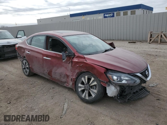 2019 Nissan Sentra S with VIN 3N1AB7APXKY333837, listed as a Copart auction lot 44355815 with 48,580 mi miles and Salvage Title. Bid and sale history available at DreamBid. Image 4.