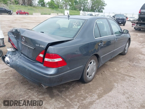 2004 Lexus LS 430 z VIN JTHBN36F540167319, wystawiony jako IAAI lot #42297432 z przebiegiem 181 904 mil mil oraz . Historia ofert i sprzedaży dostępna na DreamBid. Obrazek 4.