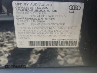 2013 Audi Q5 Premium Plus with VIN WA1DGAFP2DA089152, listed as a Copart auction lot 61223995 with 82,865 mi miles and Salvage title. Bid and sale history available at DreamBid. Image 12.