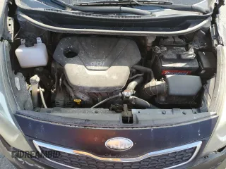 2013 Kia Rio EX with VIN KNADN4A31D6248521, listed as a Copart auction lot 60061645 with 123,281 mi miles and Salvage title. Bid and sale history available at DreamBid. Image 11.