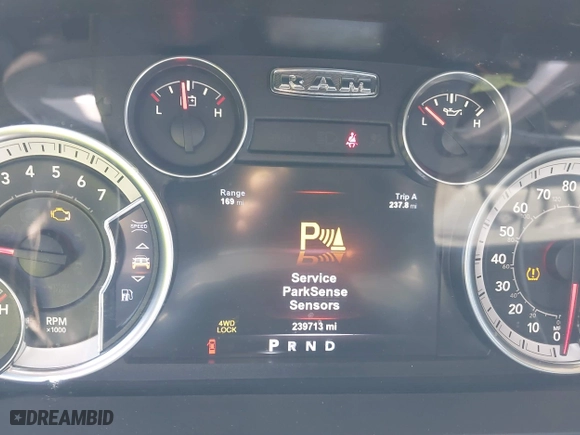 2017 Ram 1500 Big Horn with VIN 3C6RR7LT7HG523767, listed as a IAAI auction lot 41881919 with 239,713 mi miles. Bid and sale history available at carsss.com. Image 7.