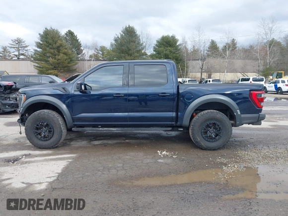 2023 Ford F-150 Raptor with VIN 1FTFW1RG9PFA45363, listed as a IAAI auction lot 41631790 with 64,393 mi miles and . Bid and sale history available at DreamBid. Image 15.