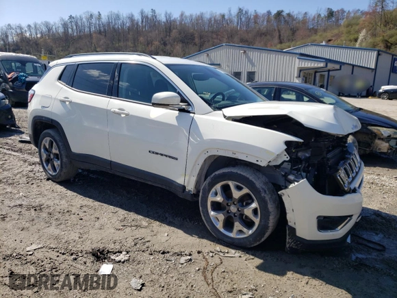 2019 Jeep Compass Limited z VIN 3C4NJDCB6KT854701, wystawiony jako Copart lot #49054285 z przebiegiem 59 770 mil mil oraz Szkoda całkowita • Salvage title. Historia ofert i sprzedaży dostępna na DreamBid. Obrazek 4.