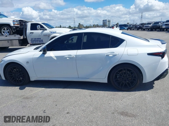 2024 Lexus IS with VIN JTHGZ1B29R5073519, listed as a IAAI auction lot 41777562 with 22,538 mi miles. Bid and sale history available at carsss.com. Image 14.