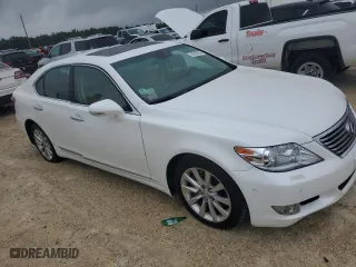 2011 Lexus LS 460 with VIN JTHCL5EF6B5010552, listed as a Copart auction lot 74747814 with 0 mi miles and Salvage Title. Bid and sale history available at carsss.com. Image 4.