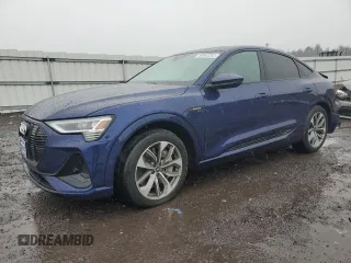 2021 Audi e-tron Sportback S line Premium with VIN WA11ABGE5MB005665, listed as a Copart auction lot 80983283 with 22,927 mi miles. Bid and sale history available at carsss.com. Image 1.