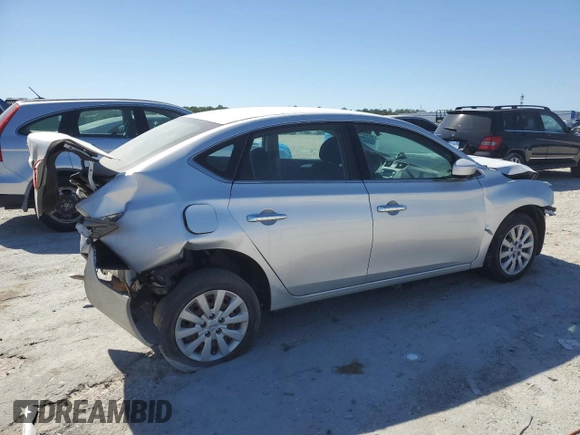 2016 Nissan Sentra SV with VIN 3N1AB7AP6GY222032, listed as a Copart auction lot 52602435 with 32,131 mi miles and Salvage Title. Bid and sale history available at DreamBid. Image 3.