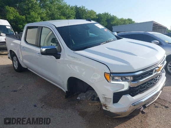 2025 Chevrolet Silverado 1500 LT with VIN 1GCPACED9SZ121665, listed as a IAAI auction lot 42086542 with 21,885 mi miles and . Bid and sale history available at DreamBid. Image 1.