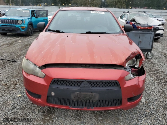 2008 Mitsubishi Lancer DE with VIN JA3AU16U78U019107, listed as a Copart auction lot 50465755 with 219,702 mi miles and Salvage Title. Bid and sale history available at carsss.com. Image 5.