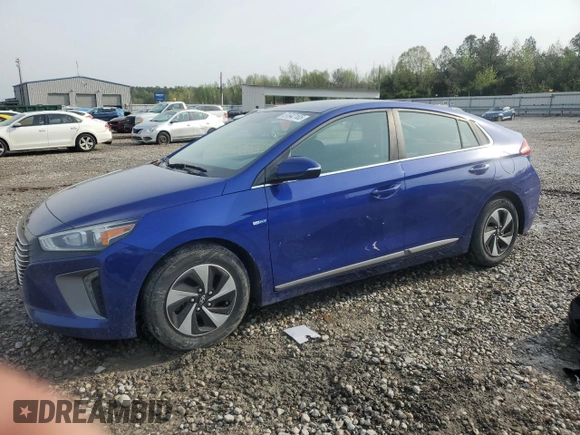 2019 Hyundai Ioniq SEL with VIN KMHC75LC6KU119044, listed as a Copart auction lot 51642165 with 65,689 mi miles and Salvage Title. Bid and sale history available at DreamBid. Image 1.