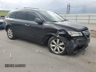 2016 Acura MDX Advance z VIN 5FRYD4H95GB057872, wystawiony jako Copart lot #56904245 z przebiegiem 107 160 mil mil oraz Szkoda całkowita • Salvage title. Historia ofert i sprzedaży dostępna na DreamBid. Obrazek 4.