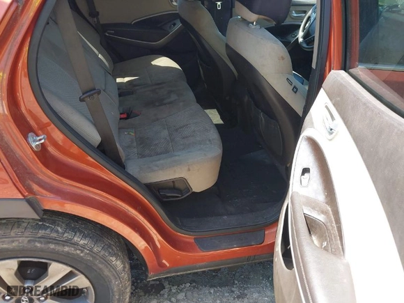 2015 Hyundai Santa Fe Sport with VIN 5XYZTDLB1FG280405, listed as a IAAI auction lot 41986022 with 161,597 mi miles. Bid and sale history available at carsss.com. Image 8.